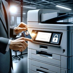Secure print release for confidential documents